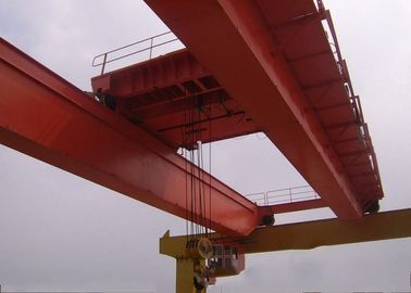 Guindastes aéreos da viga do dobro do LH -10t -10.5m -9m, segurança do guindaste de ponte para a planta do cimento